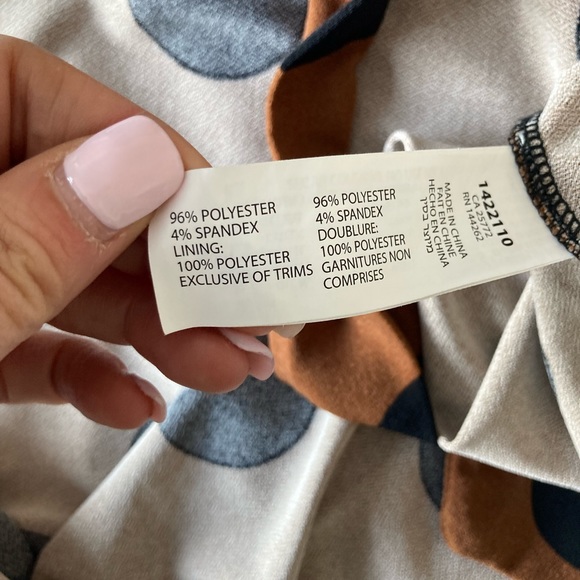 Brown and black polka dot dress - Picture 7 of 8